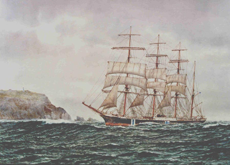 Pamir entering Wellington