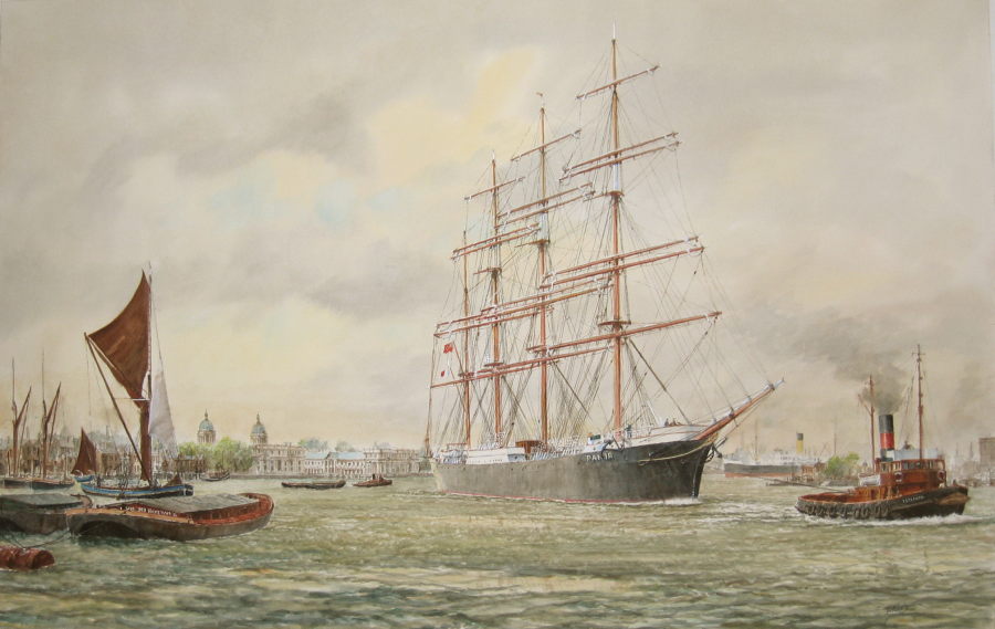 Pamir in the Thames